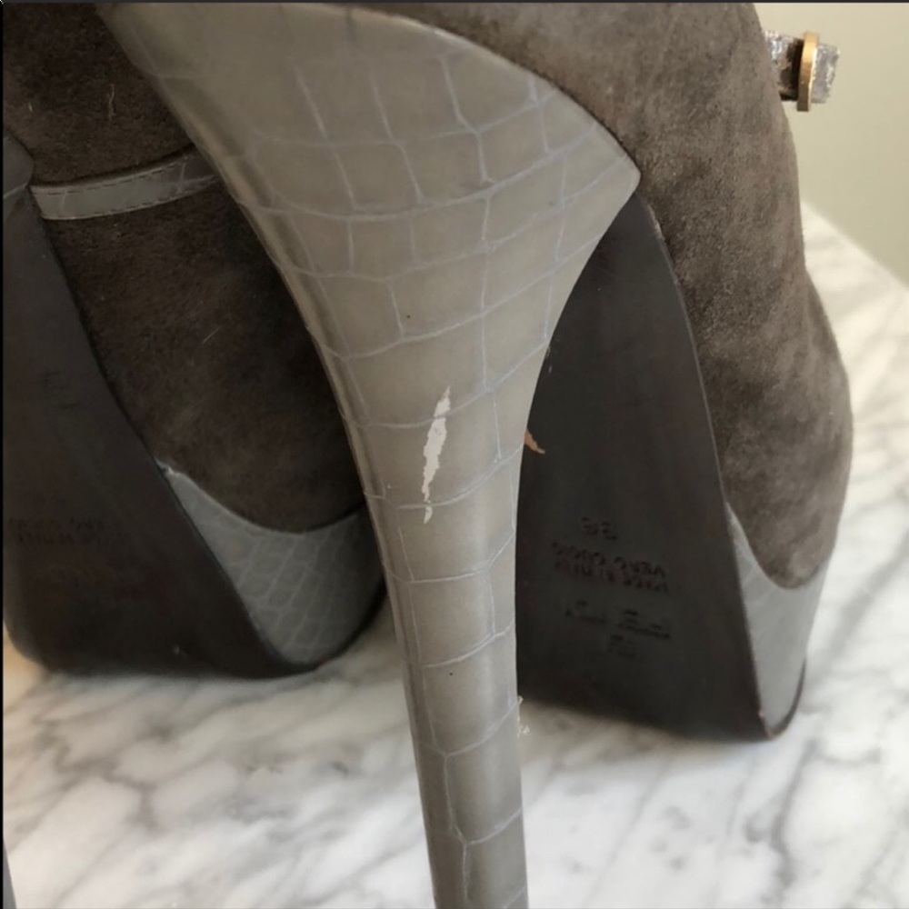 Fendi Suede Platform Heels - Picture 8 of 8